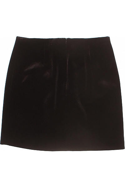 HALLHUBER Dámská polyesterová pouzdrová mini sukně černá rovná elegantní Velikost 34 | HALLHUBER | obrázek 3