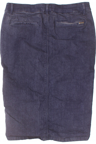 Miss Sixty Dámská pouzdrová džínové sukně tmavě modrá se zipem ke kolenům Vel. S | Miss Sixty | obrázek 3