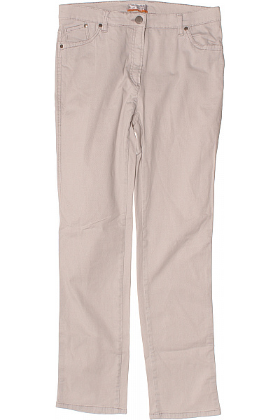 BRAX Dámské bavlněné kalhoty béžové rovné ležérní s kapsami Velikost 38 | BRAX | obrázek 2