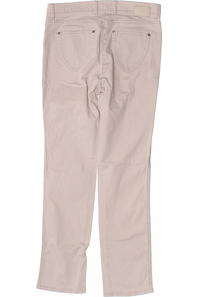 BRAX Dámské bavlněné kalhoty béžové rovné ležérní s kapsami Velikost 38 | BRAX | obrázek 3