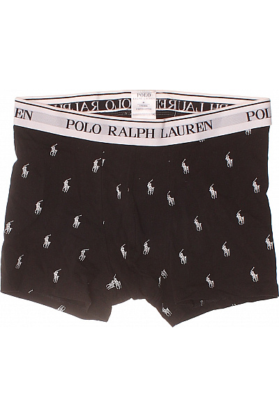 Ralph Lauren pánské boxerky černé bavlněné s potiskem Vel. M | Ralph Lauren | obrázek 2