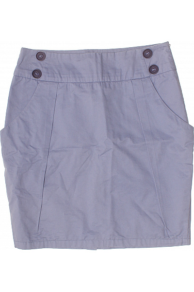 REDGREEN Dámská světle modrá mini sukně s kapsami a knoflíky Velikost 38 | REDGREEN | obrázek 2