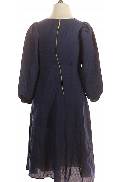 Closet dámské šaty modré midi s krátkým rukávem volnočasové Velikost US 12 | Closet | obrázek 2