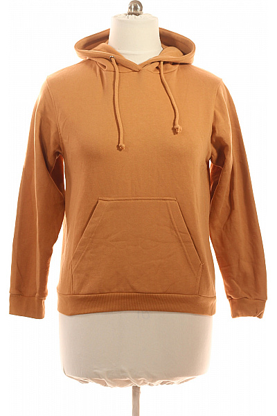 BRAVE SOUL Dámská Hnědá Polyesterová Mikina S Kapucí A Klokaní Kapsou Přes Hlavu Velikost L