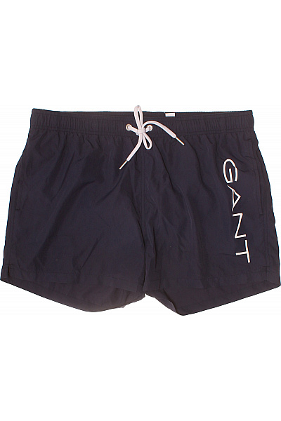 GANT Pánské Modré Plavecké Kraťasy S Potiskem Volnočasové Vel. XL