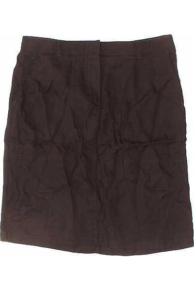 Christian Berg Dámská hnědá lyocellová pouzdrová sukně mini s kapsami Velikost 36 | Christian Berg | obrázek 2
