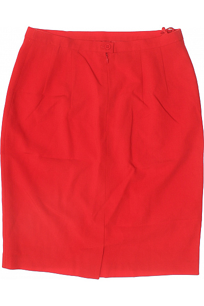 MADELEINE Dámská červená pouzdrová sukně ke kolenům elegantní business Vel. 36 | MADELEINE | obrázek 3