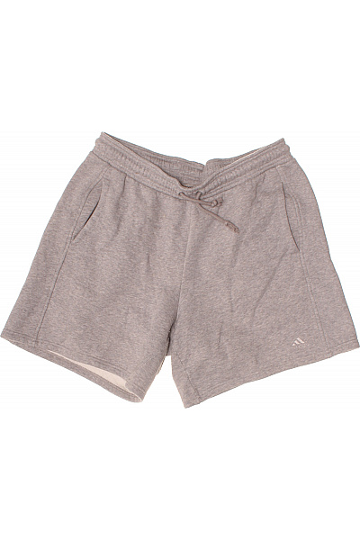 ADIDAS Dámské Teplákové Kraťasy S Kapsami Volnočasové Krátké šedé Vel. 44-46