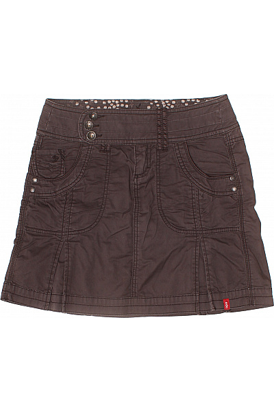 Esprit Dámská hnědá mini sukně s kapsami a vysokým pasem Vel. 30 | Esprit | obrázek 2