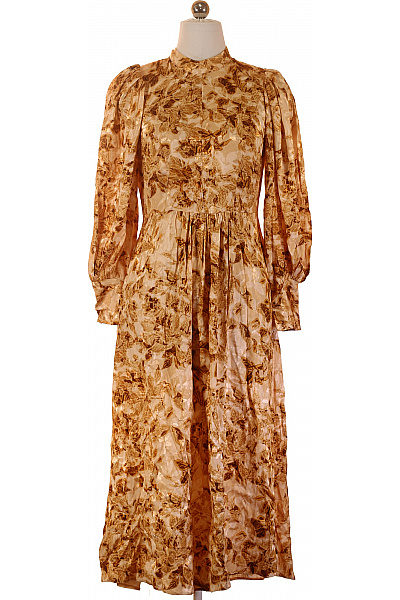 Closet Dámské šaty midi květované s dlouhým rukávem elegantní Vel. US 4 | Closet | obrázek 2