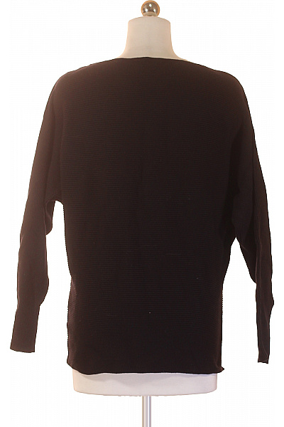 CATWALK Dámská bavlněná polyamidová mikina tmavě hnědá žebrovaná přes hlavu Velikost S | CATWALK | obrázek 2