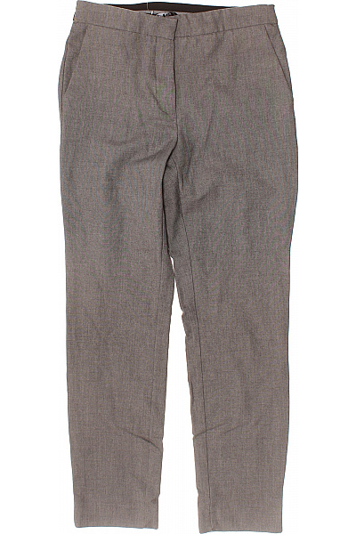 ZARA Dámské elegantní business kalhoty rovné šedé s kapsami Vel. s | ZARA | obrázek 2