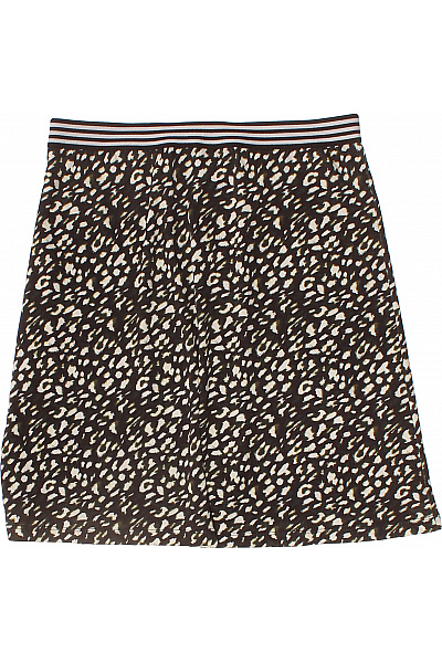 MORE & MORE Dámská polyesterová plisovaná sukně černobílá leopardí vzorovaná krátká Velikost 36 | MORE & MORE | obrázek 3