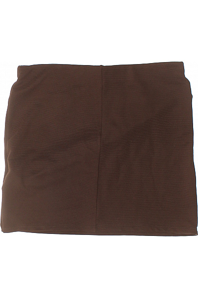 ZARA Dámská Hnědá Polyesterová Mini Sukně Řasená Asymetrická Elastická Vel. M | ZARA | obrázek 3