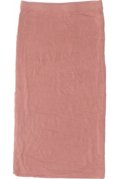 Topshop Dámská viskózová pouzdrová sukně midi růžová jednobarevná elastická Vel. 36 | Topshop | obrázek 2