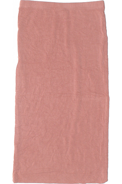 Topshop Dámská viskózová pouzdrová sukně midi růžová jednobarevná elastická Vel. 36 | Topshop | obrázek 3