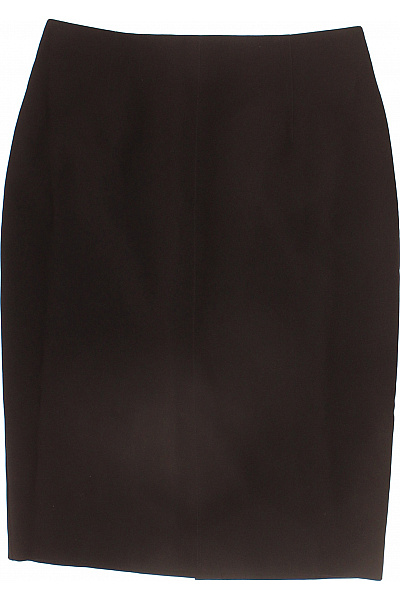 Marks & Spencer Dámská polyesterová pouzdrová sukně elegantní business ke kolenům hnědá jednobarevná Vel. UK 8 | Marks & Spencer | obrázek 2