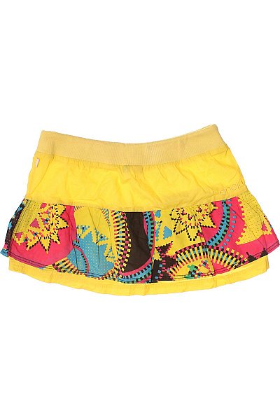 O'NEILL krátká žlutá vzorovaná skládaná sukně s potiskem Velikost m | O'NEILL | obrázek 3