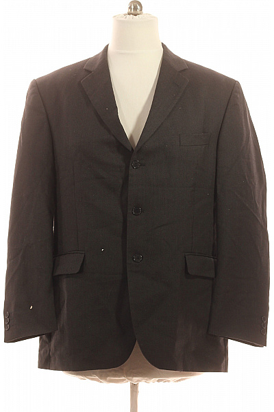 BURTON Pánské sako elegantní business šedé jednořadé Velikost 56 | BURTON | obrázek 2