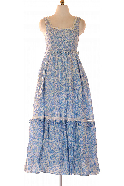 Dámské dlouhé šaty bez rukávů květované letní boho Velikost S | Unimoda | obrázek 2