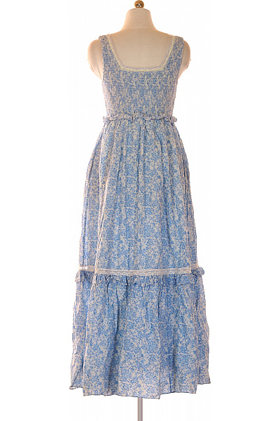 Dámské dlouhé šaty bez rukávů květované letní boho Velikost S | Unimoda | obrázek 3