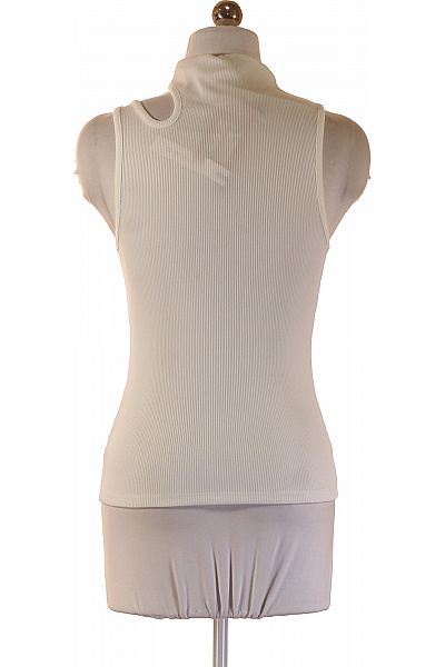 Hugo Boss dámské bílé tílko bez rukávů s průstřihy Velikost S | Hugo Boss | obrázek 2