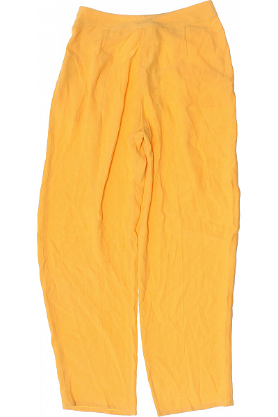 American Vintage Dámské žluté lněné volnočasové kalhoty s kapsami Vel. XXS | American Vintage | obrázek 3