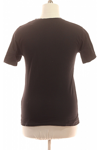 ellesse Černé tričko s krátkým rukávem a potiskem Velikost M | ellesse | obrázek 2