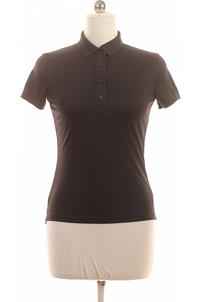 J.Lindeberg Dámské polyesterové černé polo tričko s krátkým rukávem jednobarevné basic Velikost M | J.Lindeberg | obrázek 2