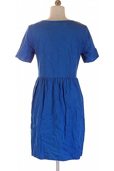 Marc O´Polo Modré dámské lyocellové šaty krátký rukáv empírové jednoduché denní Velikost XS | Marc O´Polo | obrázek 2
