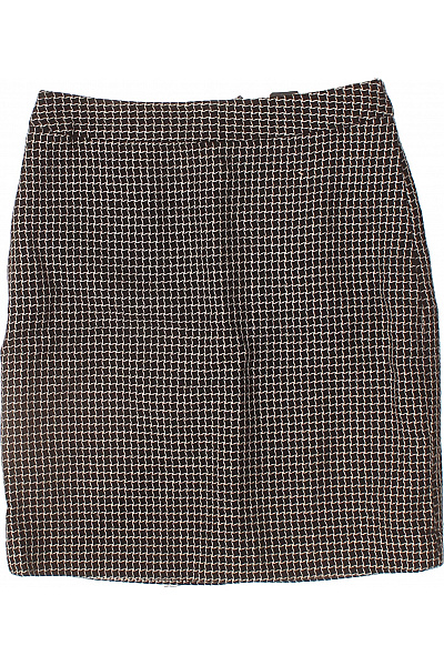 BANANA REPUBLIC vlněná kostkovaná mini sukně černobílá business Velikost XS | BANANA REPUBLIC | obrázek 2