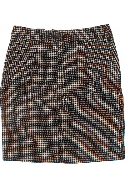 BANANA REPUBLIC vlněná kostkovaná mini sukně černobílá business Velikost XS | BANANA REPUBLIC | obrázek 3