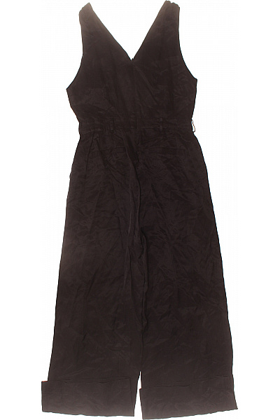 s.OLIVER černý overal bez rukávů viskózové Velikost 38 | s.OLIVER | obrázek 2