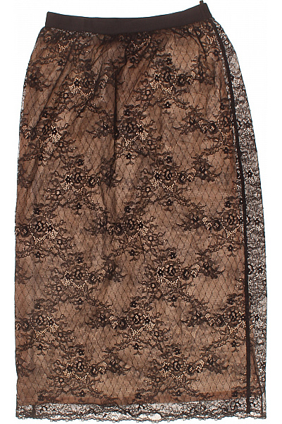 MAX&CO. Dámská černá květinová průsvitná maxi sukně elegantní Velikost M | MAX&CO. | obrázek 2