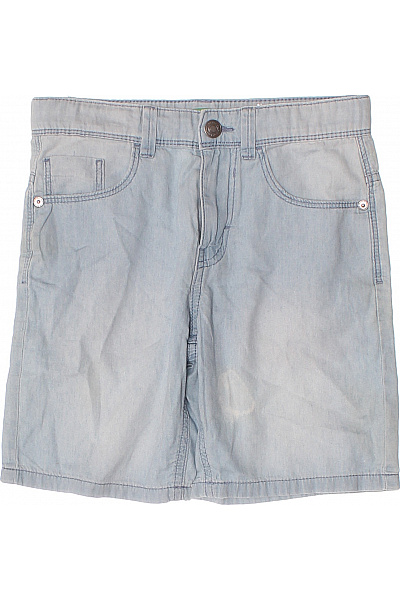 BENETTON Dívčí Kraťasy Modré Denim Velikost M
