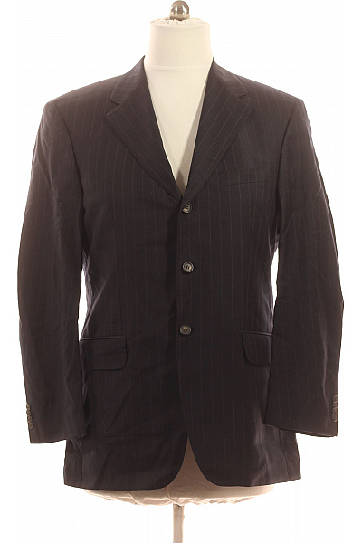 Peek & Cloppenburg Pánské vlněné sako elegantní pruhované business moderní Velikost 50 | Peek & Cloppenburg | obrázek 2