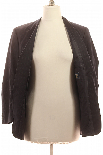 Peek & Cloppenburg Pánské vlněné sako elegantní pruhované business moderní Velikost 50 | Peek & Cloppenburg | obrázek 4