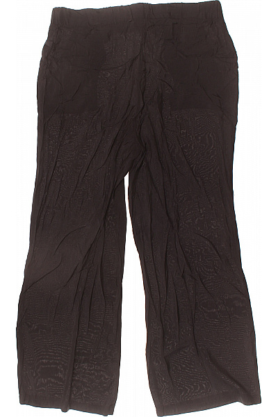 Dámské černé široké volnočasové kalhoty Velikost L | Unimoda | obrázek 2