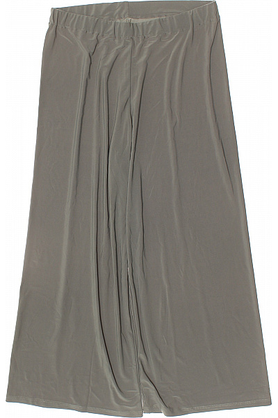 Dámské dlouhé volné kalhoty s rozparkem šedé Velikost S | Unimoda | obrázek 2