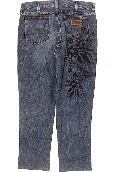 Wrangler Dámské bavlněné modré džíny rovné seprané klasické Velikost 39/34 | Wrangler | obrázek 2