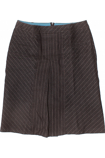Next Dámská pruhovaná sukně ke kolenům business s kapsami Vel. 40 | Next | obrázek 2