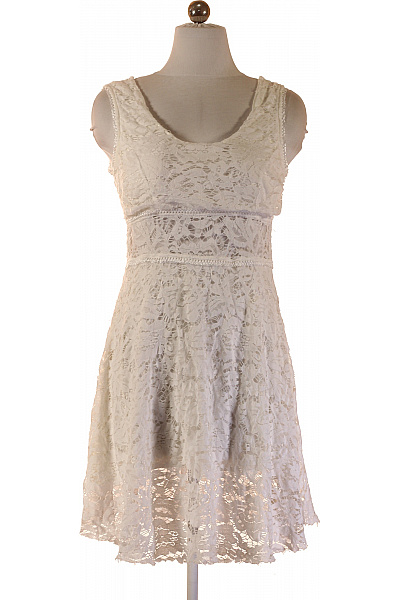 ZAUBERSTERN Dámské Krajkové šaty Bez Rukávů Letní Boho Vel. S