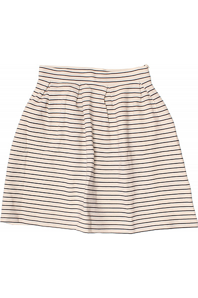Dámská bavlněná pruhovaná krátká áčková sukně Vel. S | Unimoda | obrázek 2