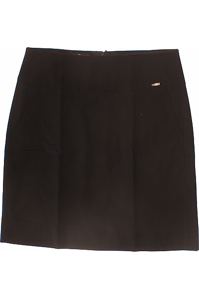 CINQUE Dámská polyesterová pouzdrová mini sukně černá business rovná se zipem Velikost 38 | CINQUE | obrázek 2