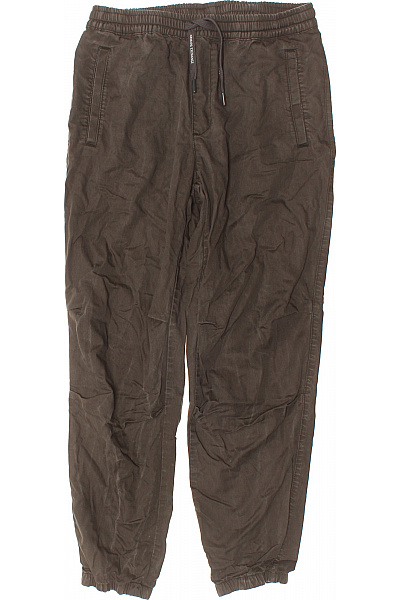 ARMANI Pánské hnědé jogger tepláky bavlněné lyocellové volnočasové s kapsami Velikost 30 | ARMANI | obrázek 2