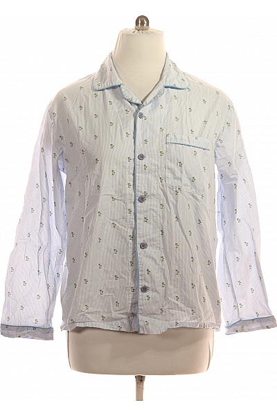 ambassador1867 Pánské pyžamo modré bavlněné s palmovým vzorem Vel. EU L | ambassador1867 | obrázek 2