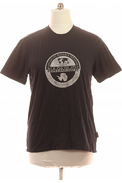 NAPAPIJRI Pánské Tričko S Krátkým Rukávem A Potiskem Velikost XL