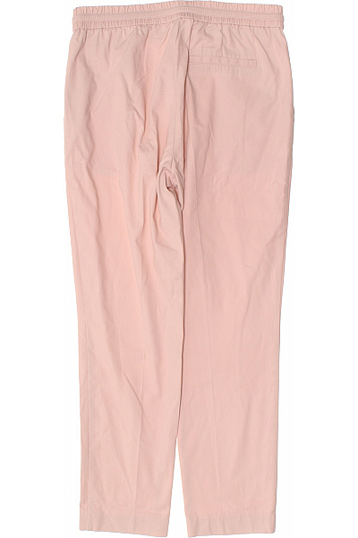 ZARA Dámské růžové bavlněné volnočasové kalhoty s mašlí a kapsami Vel. m | ZARA | obrázek 3
