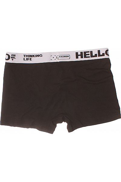 Fashion Pánské boxerky černé polyesterové s potiskem Vel. M | Fashion | obrázek 3