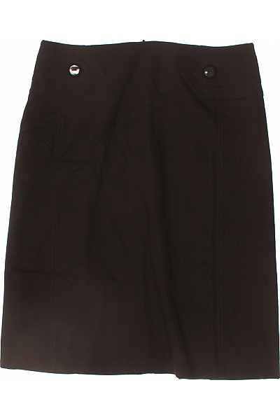 GERRY WEBER Dámská polyesterová viskózová pouzdrová sukně business ke kolenům černá Vel. 36 | GERRY WEBER | obrázek 2